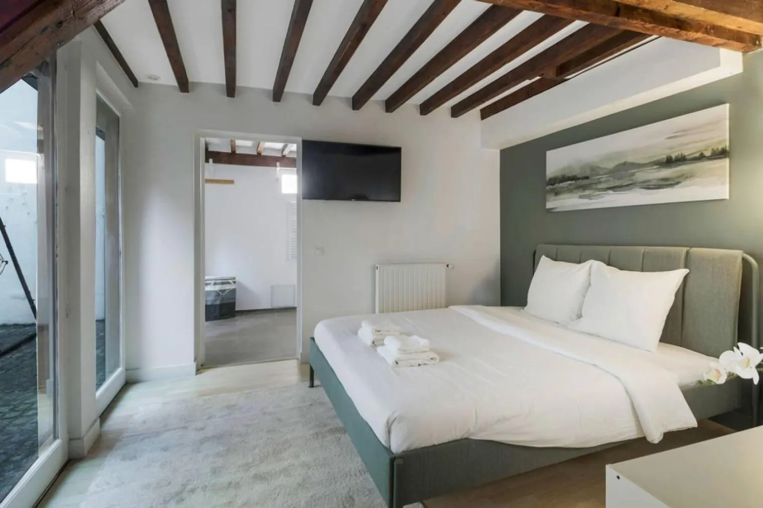 Apartmán Superb Duplex Located On Rue Mouffetard Paříž
